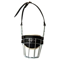 Náhubek kovový Dalmatin,Hasky,Ohař - pes, chrom 110 x 130 x 110 mm - Výprodej