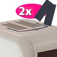 Ferplast Maxi Bella Cabrio kryté WC mix barev - WC pro kočky a příslušenství