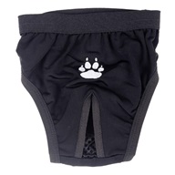 Hárací kalhotky Gina s tlapkou, černé 24 cm - Hárací kalhotky