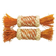 Hračka hlod. přírodní Váleček Rosewood 2 ks - Výprodej