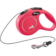 Flexi Classic NEW XS lanko 3 m červené 8 kg - Postroje a vodítka