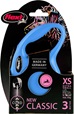 Flexi Classic NEW XS lanko 3 m modré 8 kg - Letní tipy