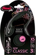 Flexi Classic NEW XS lanko 3 m černé 8 kg - Vodítka