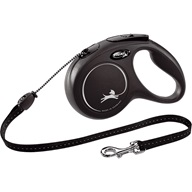 Flexi Classic NEW M lanko 5 m černé 20 kg - Vodítka navíjecí