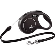 Flexi Classic NEW S lanko 8 m černé 12 kg - Vodítka navíjecí