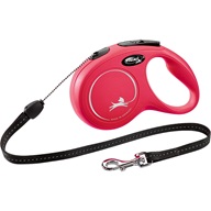Flexi Classic NEW S lanko 8 m červené 12 kg - Vodítka navíjecí