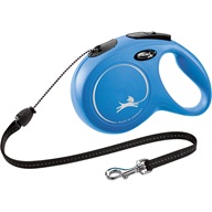 Flexi Classic NEW M lanko 8 m modré 20 kg - Vodítka navíjecí