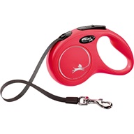 Flexi Classic NEW S pásek 5 m červené 15 kg - Vodítka navíjecí