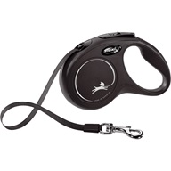 Flexi Classic NEW S pásek 5 m černé 15 kg - Vodítka navíjecí