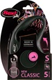 Flexi Classic NEW S pásek 5 m černé 15 kg - Vodítka