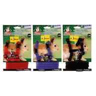 Postroj hlod. nylon s vodítkem mix barev Flamingo králík - Výprodej