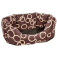 Pelech Bednář, 8hran, bavlna, hnědo/béžový 45 cm - Pelíšky pro psy, pelechy, textilní boudy