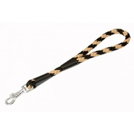 Vodítko textil lano "Spirála" černo/béžové BAFPET 1,40 x 35 cm - Výprodej