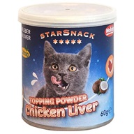 Nobby StarSnack Topping Powder Chicken Liver with Catnip 60 g - Ostatní pamlsky