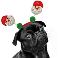 Nobby Xmas čelenka Santa - Oblečky pro psy: vesty, bundy, kombinézy