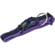 Nobby Mesh Preno obojek 25–35 × 1,5–2 cm fialový - Obojky na plastovou přezku