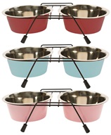 Miska nerez dvojitá DUVO+ 2 x 0,95 l - Nerezové misky