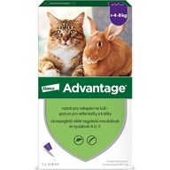 Advantage spot-on pro velké kočky a králíky nad 4 kg 1x 0,8 ml - Výprodej