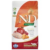 N&D Grain Free Adult Pumpkin Neutered Quail & Pomegranate 1,5 kg - Výprodej