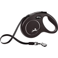 Flexi Classic NEW M pásek 5 m černé 25 kg - Vodítka navíjecí