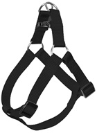 Postroj nylon Černá DUVO+ 2,5 x 80-100 cm - Výprodej