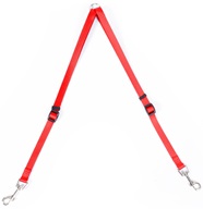Rozdvojka nylon Červená DUVO+ 1,5 x 40-70 cm - Vodítka