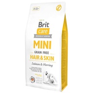 Brit Care Mini Grain Free Hair & Skin 7 kg - Granule pro psy