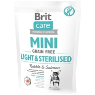 Brit Care Mini Grain Free Light & Sterilised 400 g - Granule pro psy