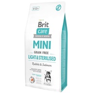 Brit Care Mini Grain Free Light & Sterilised 7 kg - Granule pro psy