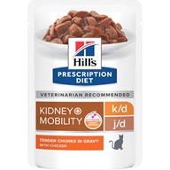 Hill's Prescription Diet Feline k/d + Mobility kaps.  12 × 85 g