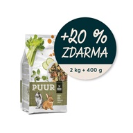 PUUR rabbit - králík 2kg + 400g ZDARMA - Výprodej