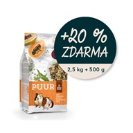 PUUR guinea pig - morče 2,5kg + 500g ZDARMA - Směsi