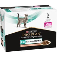 Purina PPVD Feline - EN Gastrointestinal Salmon kapsička 10x85 g - Veterinární diety pro kočky
