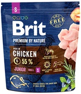 Brit Premium by Nature Junior S 1 kg - Granule pro psy