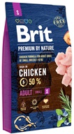 Brit Premium by Nature Adult S 8 kg - Granule pro psy