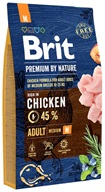 Brit Premium by Nature Adult M 8 kg - Granule pro psy