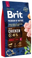 Brit Premium by Nature Adult L 8 kg - Granule pro psy