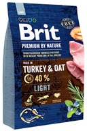 Brit Premium by Nature Light 3 kg - Granule pro psy