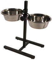 Stojan + nerezové misky Duvo+ 21 cm - Nerezové misky
