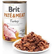 Brit Paté & Meat Turkey 400 g - Konzervy pro psy