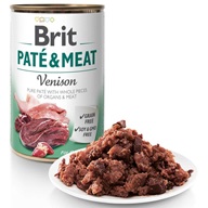 Brit Paté & Meat Venison 400 g - Konzervy pro psy