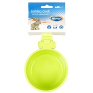 Miska Duvo+ Locking Crock s úchytem na klec 600 ml zelená - Misky a příslušenství
