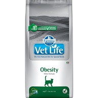 Vet Life Natural Feline Obesity 5 kg - Granule pro kočky, krmivo pro kočky