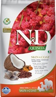 N&D QUINOA Dog GF Skin & Coat, Herring & Coconut Adult All Breeds 2,5 kg - Granule pro psy