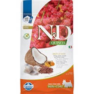 N&D QUINOA Dog Skin & Coat Herring Adult Mini 800 g - Granule pro psy