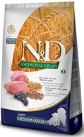 N&D Low Grain Puppy M/L Lamb & Blueberry 2,5 kg - Granule pro štěňata