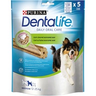 Purina Dentalife Medium 5 tyčinek 115 g - Pamlsky pro psy