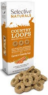 Supreme Selective Naturals snack Country Loops 80 g - Pamlsky s obilninami