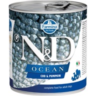 N&D OCEAN Dog konz. Cod & Pumpkin 285 g - Konzervy pro psy