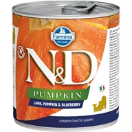 N&D PUMPKIN Dog konz. Lamb, Pumpkin & Blueberry Puppy 285 g